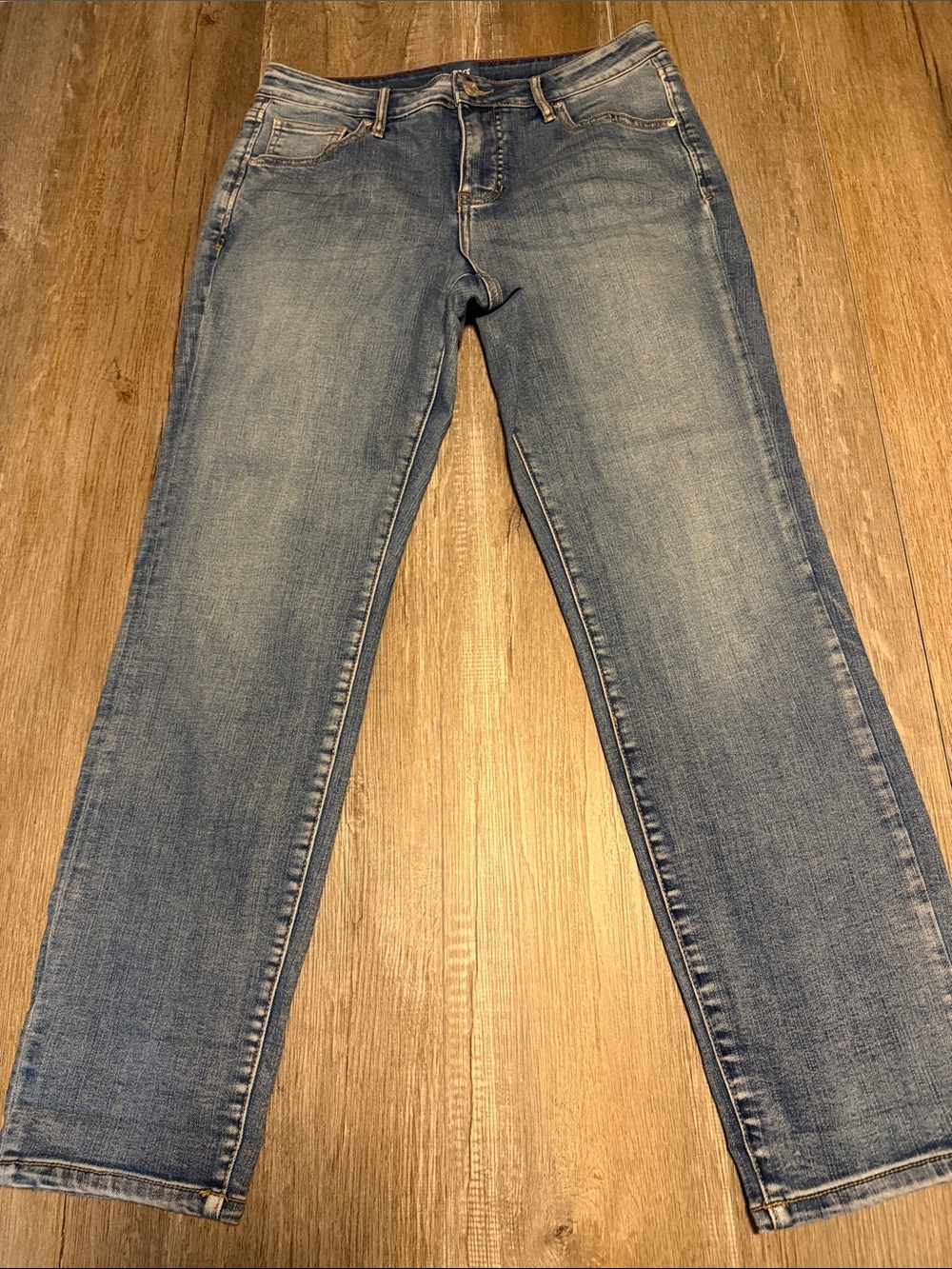 Jag Carter Girlfriend Women's Medium Light Blue Straight Leg Jeans